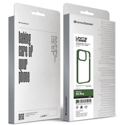 Чехол для мобильного телефона Armorstandart UNIT2 Apple iPhone 14 Pro Green (ARM69947) Винница - изображение 5