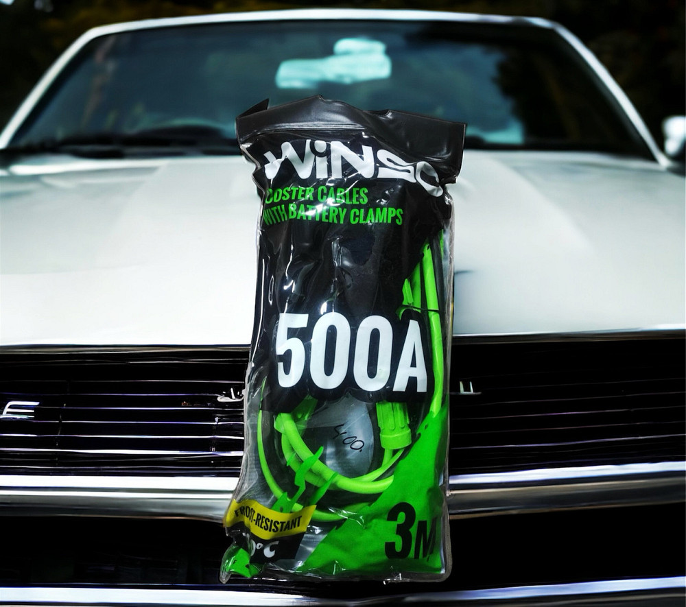 Провод-прикуриватель Winso 500А, 3м. Киев - изображение 1