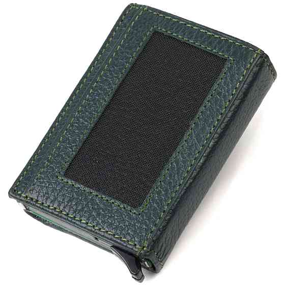 Картхолдер унисекс в три сложения с автоматическим мехнизмом из натуральной кожи флотар CANPELLINI 21932 Киев