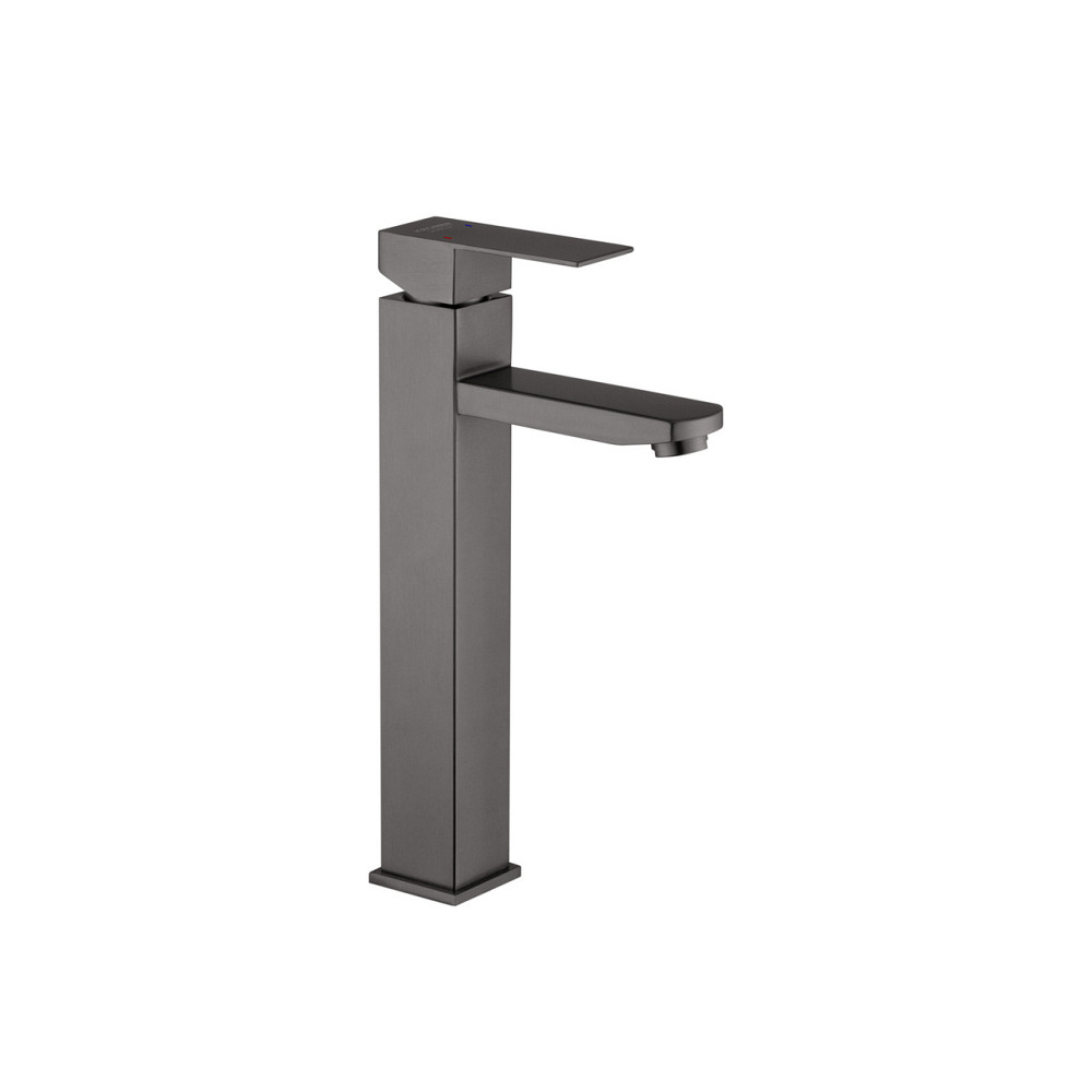 Смеситель для раковины Kroner KRP Edelstahl Kubus - PVD010-3 Киев - изображение 1
