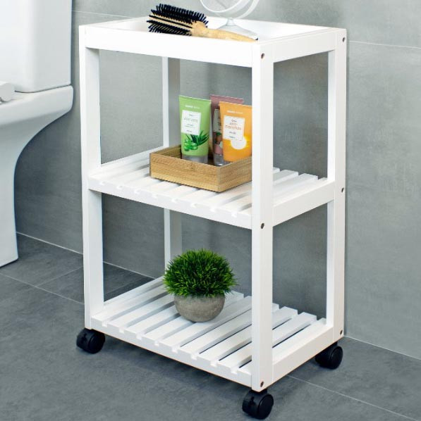 Етажерка для ванної на коліщатах "Самнер" зефір Миколаїв - фото 4