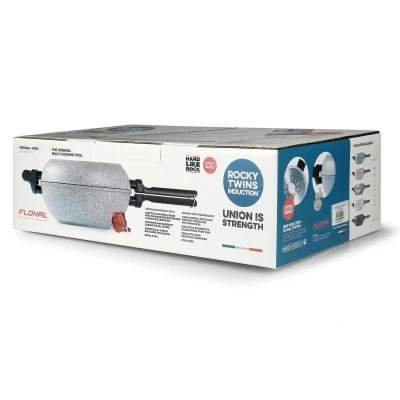 Сковорода Flonal Dura Induction Rocky Twins 28 см подвійна з решіткою (RKIWP2830) Вінниця - фото 12