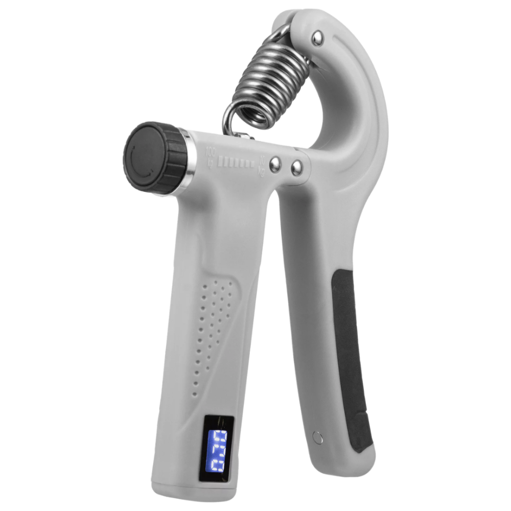 Еспандер регульований Gymtek 10-100кг з лічильником сірий Киев - изображение 2