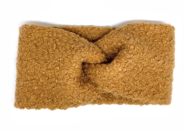 Повязка теплая на голову горчичная Киев - изображение 1