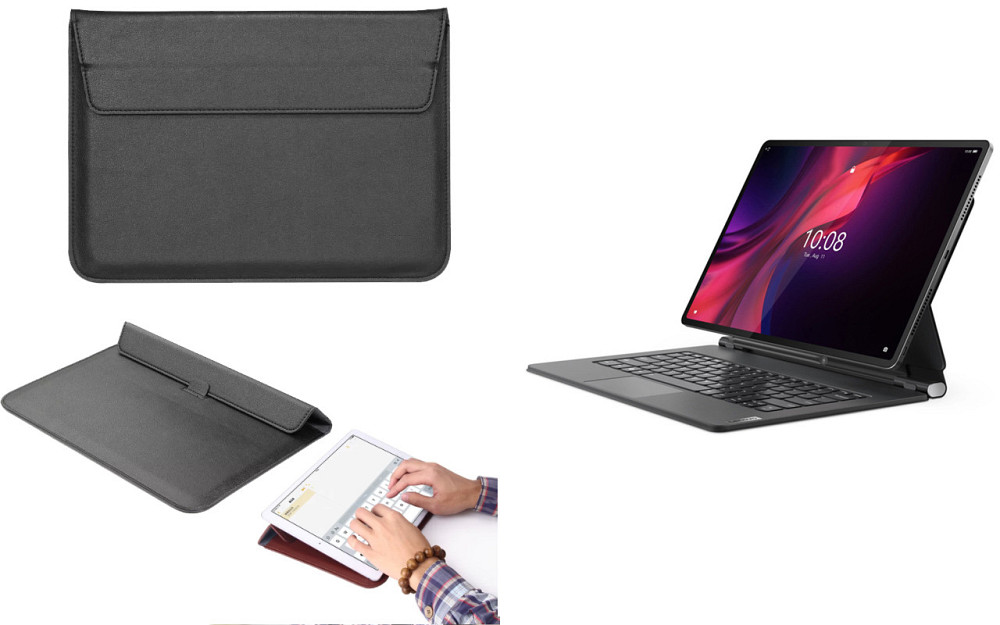 Чехол-конверт VitoCase для Lenovo Tab Extreme, с функцией подставки для планшета Черный Киев - изображение 1