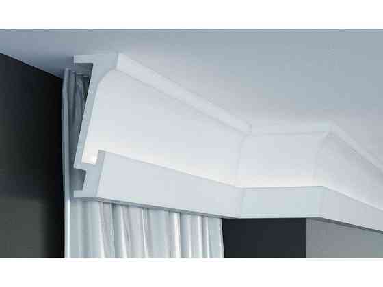 Карниз гладкий полиуретановый серия F Tesori KF 804 Днепр