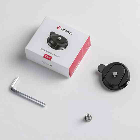 Платформа швидкознімна на різьблення 1/4 штатив монопод Ulanzi CK01 Київ