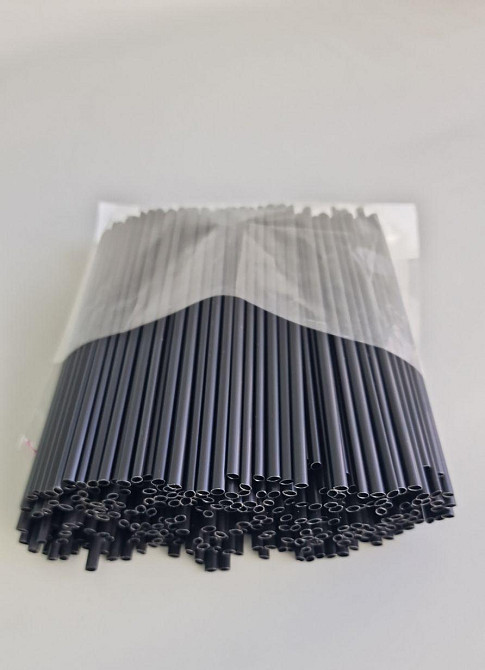 Трубочка Соломка алкогольна пряма d3 12,5 см Махито чорний (500 шт) Харків - фото 2