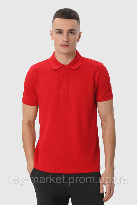 Поло классическое Stedman Lux Polo мужское красное (ST9060-SRE) L Киев - изображение 9