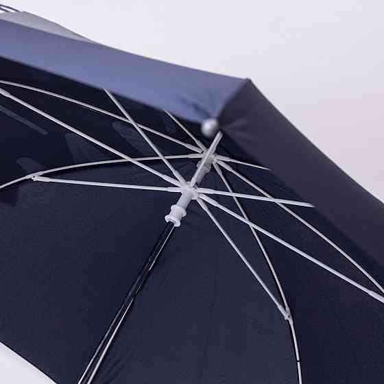 Классический детский зонт-трость механический из полиэстера прочный надежный 8 спиц диаметр 89 см Синий HP-23-12BL Киев