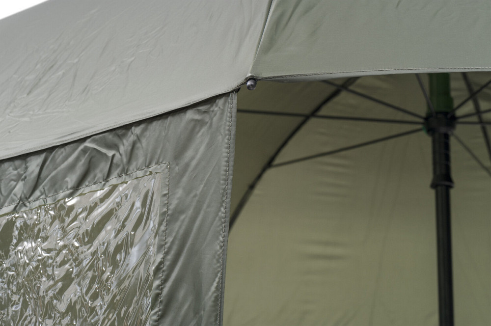 Парасолька складна 2.2 метра з механізмом нахилу та бічними панелями Mivardi (M-AUSE220) Зелений Нововолинськ - фото 4