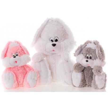 Зайчик Алина сидячий 110 см розовый Киев