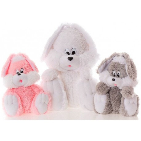 Зайчик Алина сидячий 110 см розовый Киев - изображение 4