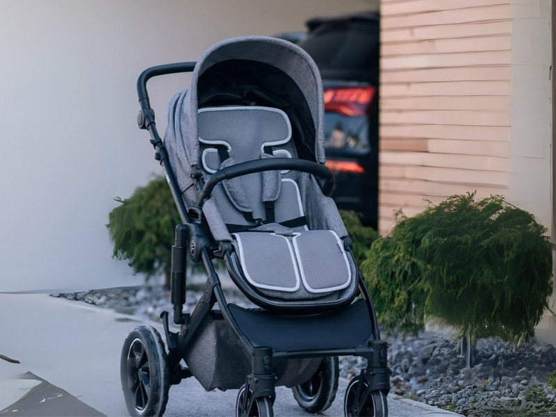 Подкладка для коляски и автокресла FreeON, grey - white Киев - изображение 5