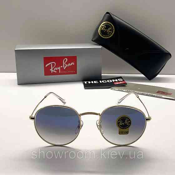 Женские солнцезащитные очки Ray ban round 3447-1 Киев