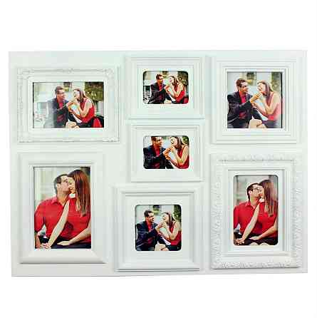 Фоторамка 7 Magic Moments на 7 фото, белая Ровно