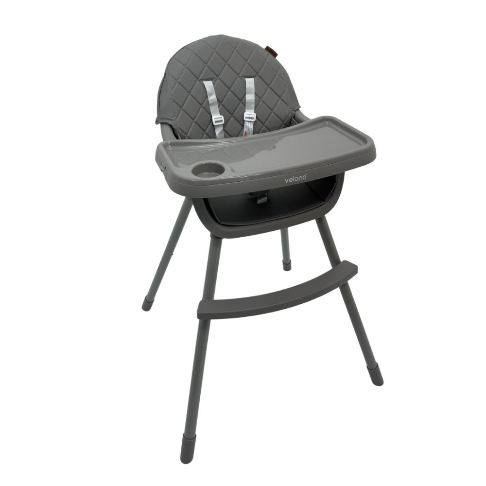Стілець для годування дитини 2 в 1 VELANO Evo, grey Київ - фото 1