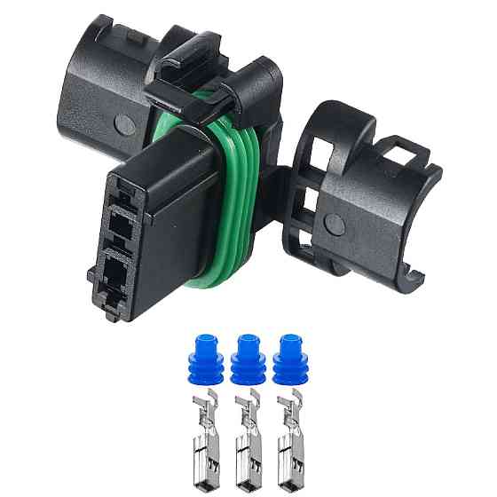 Разъем коннектор 3-кон., Корректор Фар, 10717481-3, TE Франция универс., Освещение, Nissan, Renault Киев