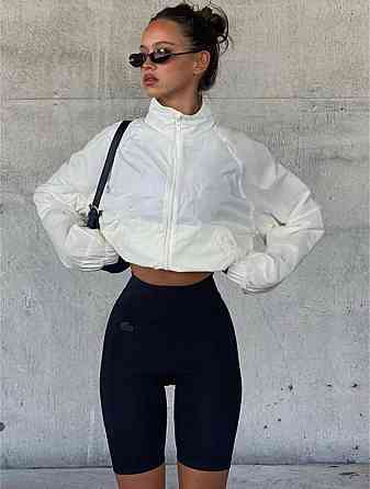 Жіноча базова оверсайз вітровка на блискавці канадська плащівка Одеса