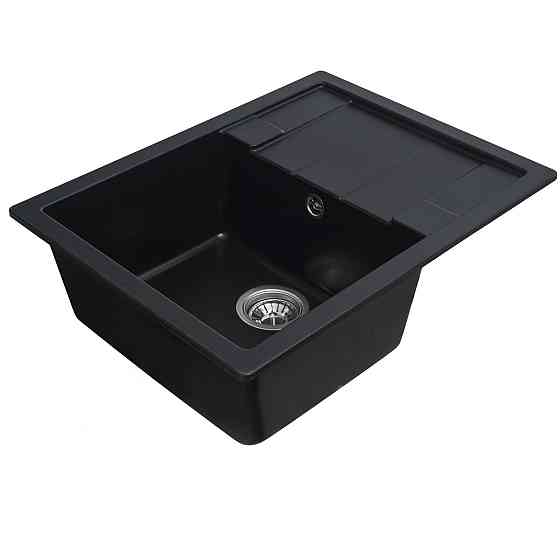 VALESO Гранітна мийка для кухні VALESO INTENSO 6550 матова Чорна Коломия