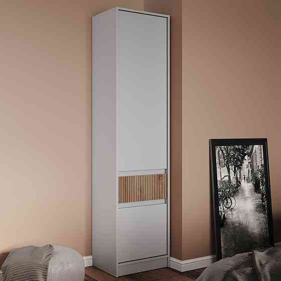 Шкаф-пенал закрытый с полками и ящиком Эверест Стайл-500 50х39х203 см Кашемир/Канелла (DTM-073572) Львов