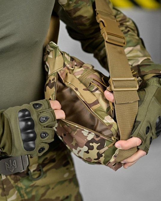 Нагрудная тактическая сумка klinton ДЛ6242 Одесса - изображение 4