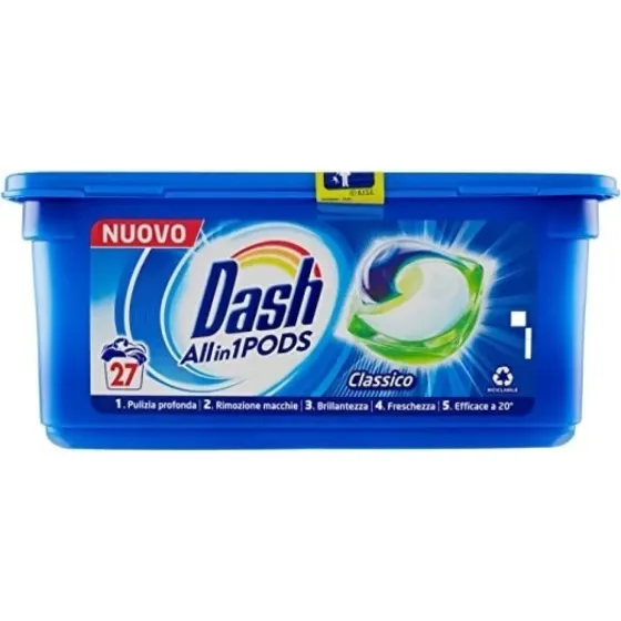 Капсулы для стирки Dash All in 1 Classico 27 капсул Львов