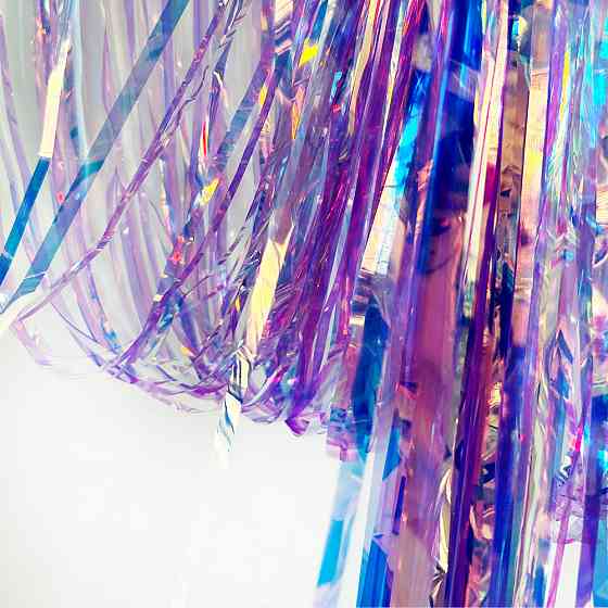 Дождик для фотозоны 2 м на 1 м конфетно фиолетовый Киев