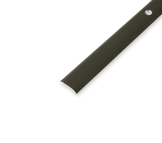 Порожок алюминиевый гладкий БРП-001 анодированный 20x3,4 мм (цвет бронза) Бровары