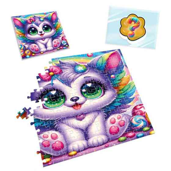Дитячі пазли з сюрпризом "Кошеня з крилами" VT 8030-11, 180 деталей Вінниця
