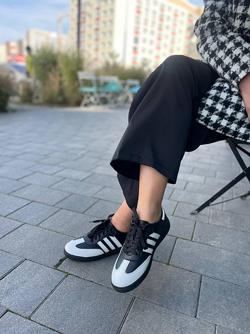 Roberto Netti Кеди жіночі Roberto Netti біло/чорні натуральна шкіра низький хід розмір 37-41 (5 Коломыя - изображение 11