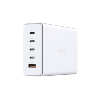 Зарядний пристрій D-Link 4xUSB-C + 1xUSB PD240W GaN white (DCF-241) Вінниця - фото 1