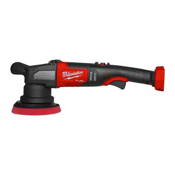 Машина полировальная эксцентриковая аккумуляторная бесщеточная MILWAUKEE, M18 FUEL FROP15-0X, диаметр 125мм (каркас, HDкейс) Одесса