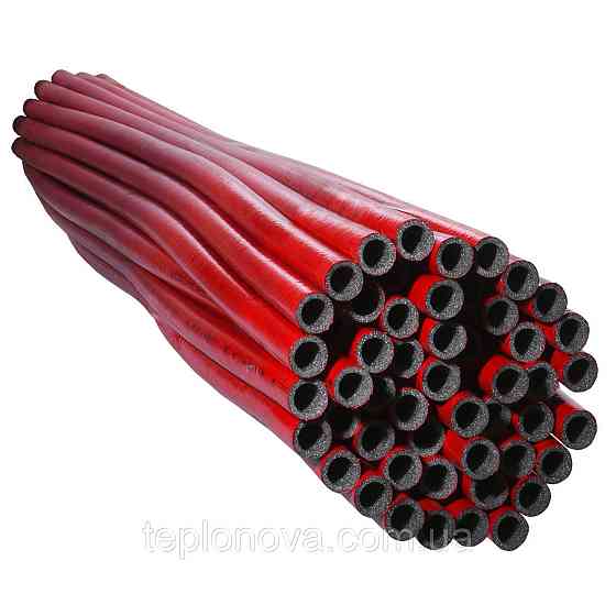 Утеплитель EXTRA красный  для труб (6мм), ф42 ламинированный Теплоизол Черновцы