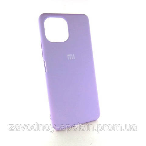 Xiaomi Mi 11 lite чохол ліловий Silicone Cover lilac Одеса - фото 1