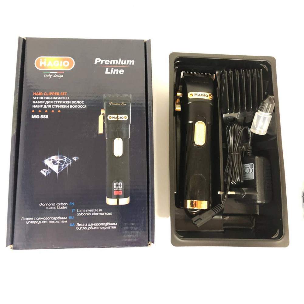 Професійна машинка для стрижки волосся на акумуляторі, Машинка для стрижки з потужним акумулятором EK-41 Івано-Франківськ - фото 10