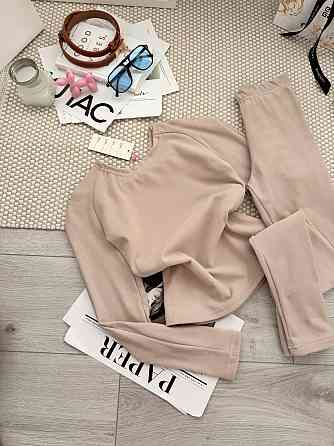 Женская базовая теплая универсальная термобелье пума Бежевий, M-L Одесса