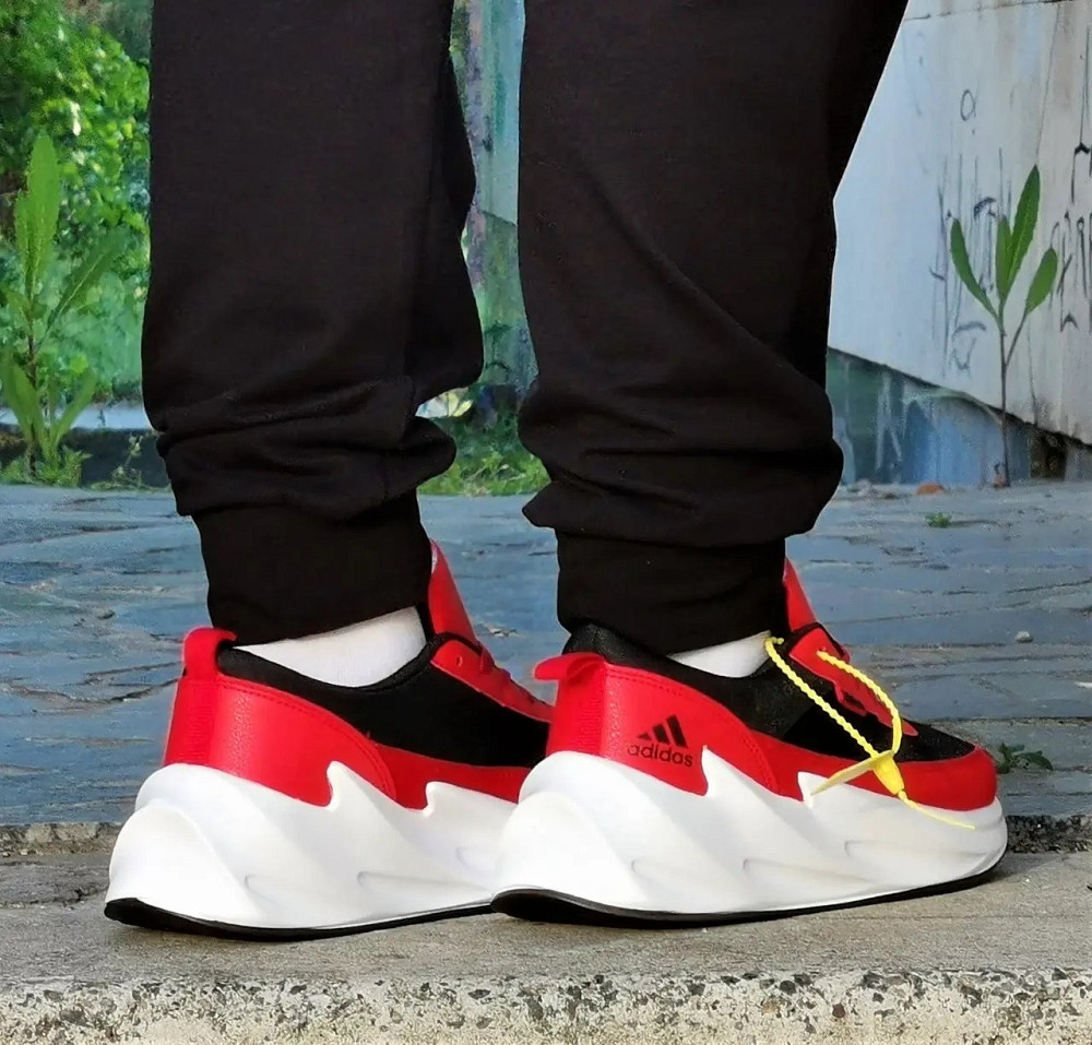 Кроссовки Adidas $harks Мужские Адидас Черные Акулы Красные (размеры: 40,42) Днепр - изображение 3