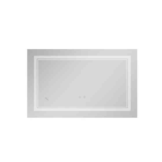 Дзеркало настінне прямокутне сенсорне Qtap Cardinal 700х500 з LED-підсвіткою Touch, з антизапотіванням Харків