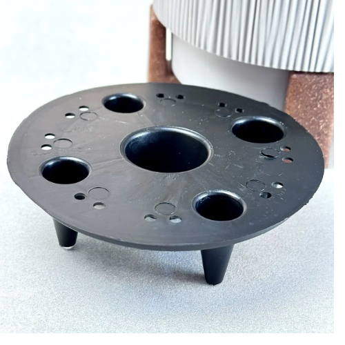 Вазон Осло зі вставкою та декоративною підставкою 12см какао Алеана Житомир - изображение 6