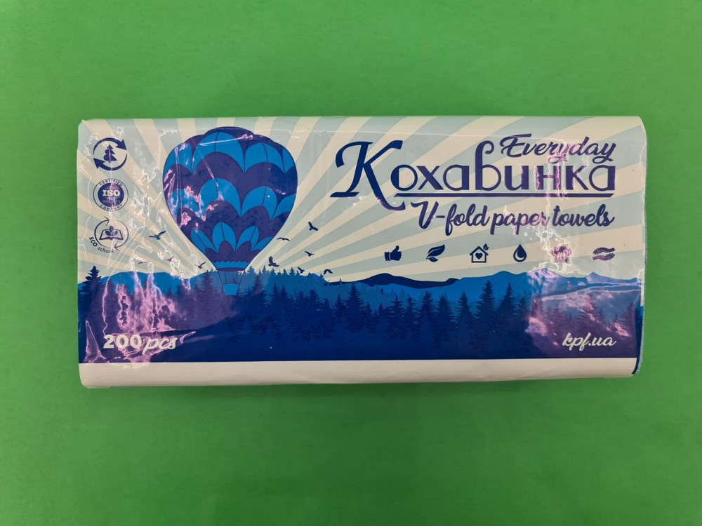 Паперовий рушник Z/Zсинее 200 аркушів Каховинка Харків - фото 3