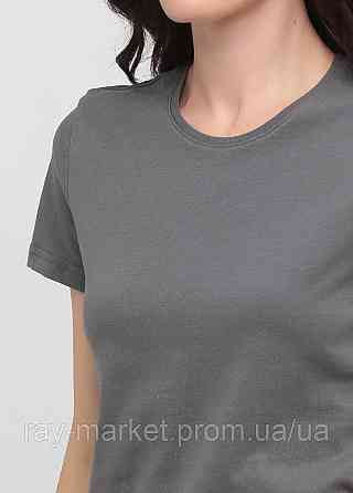 Футболка базова Stedman Classic-T Unisex жіноча приталена темно-сіра (ST2600-RGY ) Київ