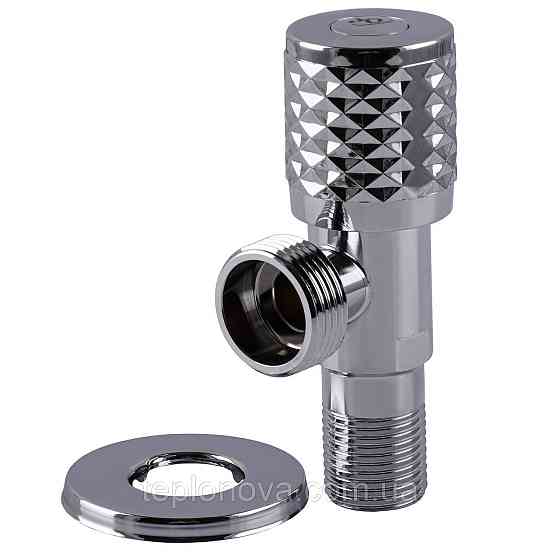 Кран угловой керамика  PROFESSIONAL EXCLUSIVE 1/2″X3/4″ 898 CHROME (1шт.) Черновцы