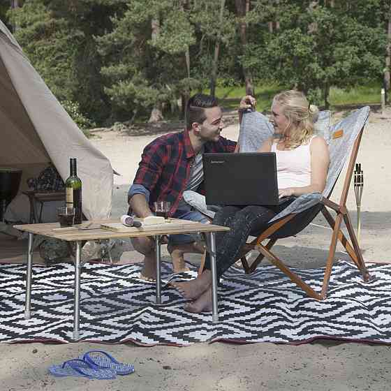 Кресло раскладное Bo-Camp Bloomsbury L Grey (1200370) Вінниця