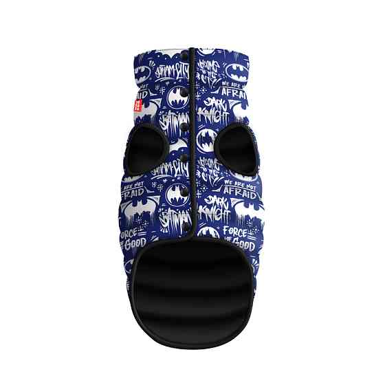 Курточка для собак WAUDOG Clothes з малюнком "Бетмен біло-блакитний", XS30, В 43-46 см, С 24-27 Коломыя