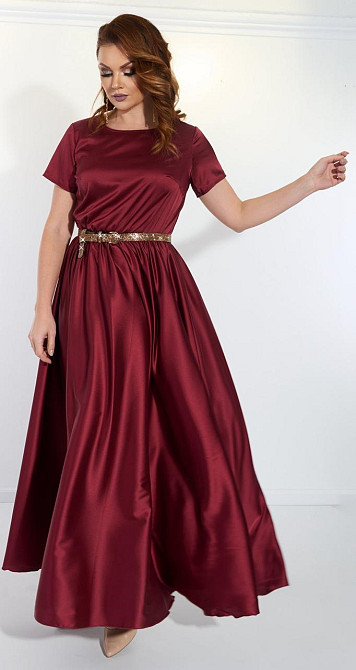 Довга шовкова сукня Київ - фото 1