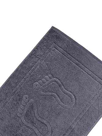 Махровий рушник Ideal Textile для ніг 50х70 килимок графіт 700 г/м2 (56860782) Чернівці