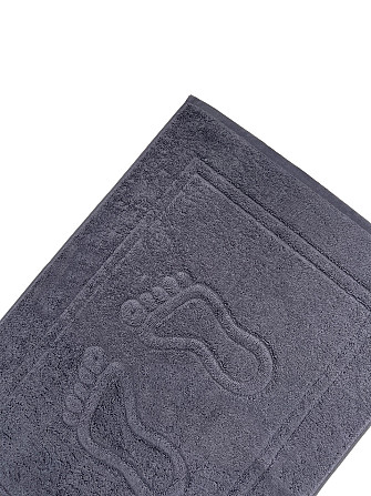 Махровое полотенце Ideal Textile для ног 50х70 коврик графит 700 г/м2 (56860782) Черновцы - изображение 1