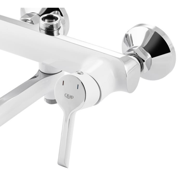 Душевая система для ванны Qtap Grand WCR 1004, белый / хром Киев - изображение 4