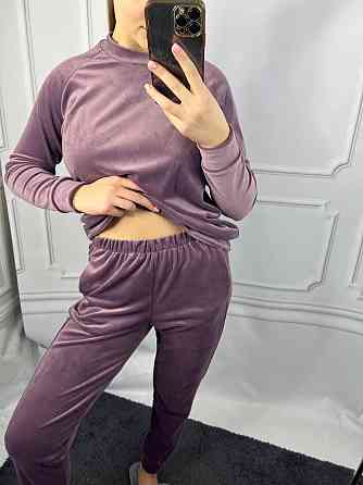 Жіночий спортивний велюровий костюм Ліловий M Харків